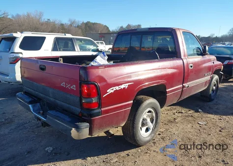 2000 Dodge Ram 1500 St from USA, damaged, VIN 1B7HC16Z7YS644696
